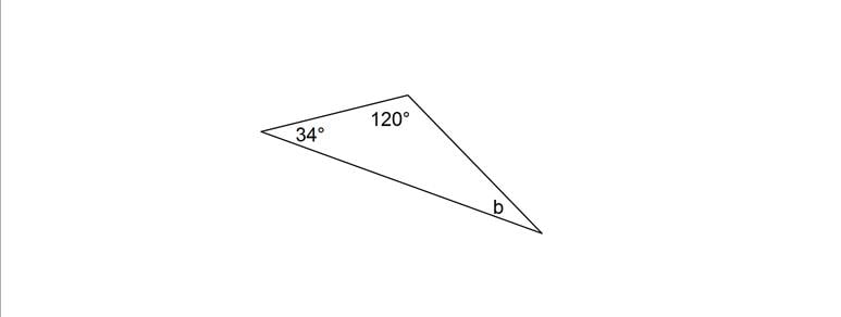 Exam: Skill #70- Missing Angle Of A Triangle - Quiz
